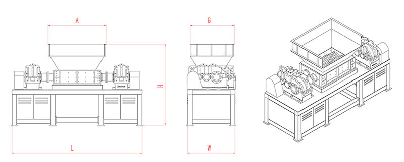 <a href='http://scives.cn/ssxl/1621.html' target='_blank'><span>壓塊撕碎機</span></a>結(jié)構(gòu)