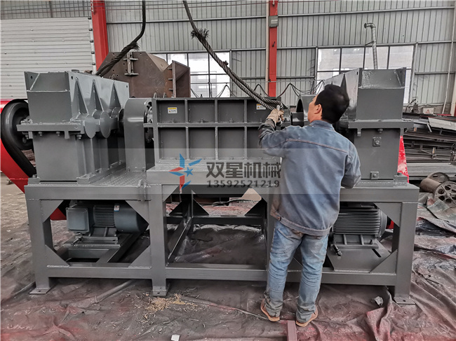 金屬撕碎機撕碎的物料呈長條狀，剪切不斷，是怎么回事？