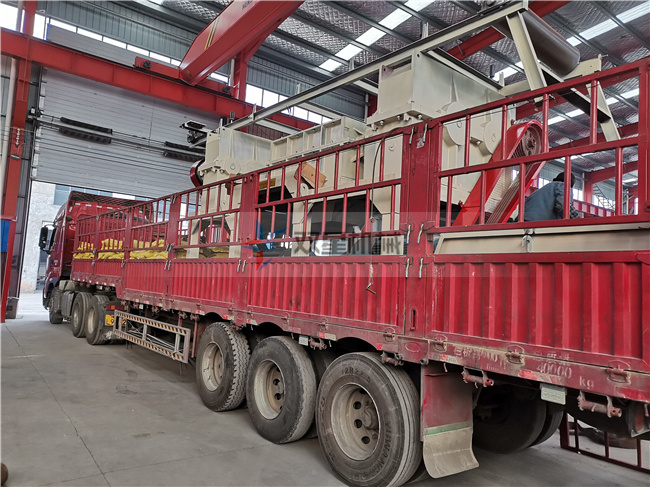 廢鋼破碎機設備可以一二級料混合破碎